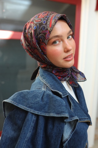 Silk Home Soft İince Pamuk Eşarp 73071-46 Siyah Mercan