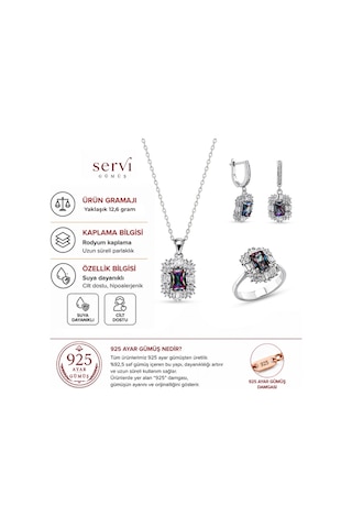 Servi 925 Ayar Gümüş Radiant Baget Set-33 74717337