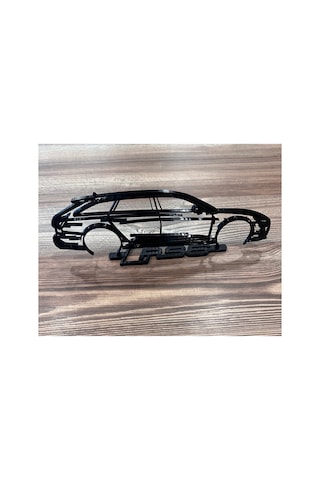 Audi Rs6 Silüet Duvar Dekoru - 3d Baskı Dekoratif Obje, Masaüstü Aksesuar