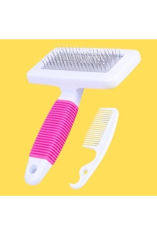 Büro Ev Evcil Hayvanı İçin Telli Mini Kedi Köpek Tüy Bakım Tarama Fırçası