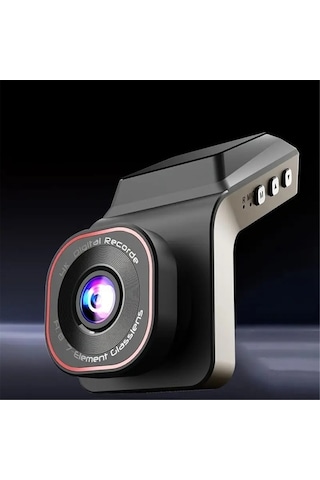 Fortunelane K801 Araç Kaydedici Wıfı 1080p Çift Kameralı Park Monitörü Geri Vurma Görüntüsü