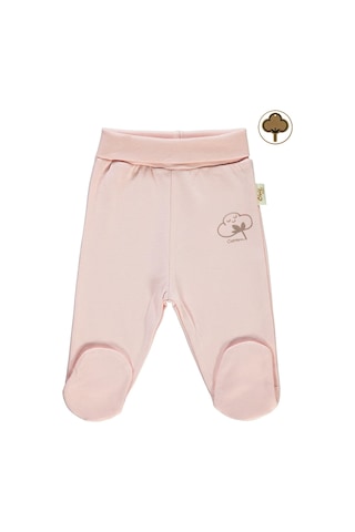 Civil Baby Bebek Organik Patikli Tek Alt 0-6 Ay Pembe