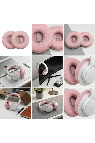Lexroo Twistify Jbl Ile Uyumlu Kulaklık Pedi Süngeri -pembe- T500bt 510bt 520bt T560bt T600bt