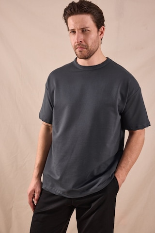 Tonny Black Rahat Kalıp Oversize Kesim T-shirt Erkek Füme T-shirt Tbtshrt020