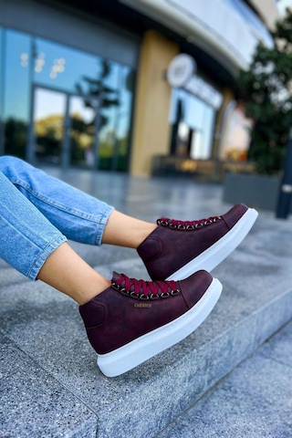 Chekich Ch258 Cbt Roma Kadın Bot Bordo Çok Renkli