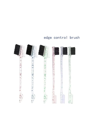 Çift Taraflı Kılkuyruk Fırçası Saç Şekillendirici Kenar Kontrol Fırçası Taraklar Saç Şekillendirici Kaş Penye Saç Fırçası Щітка Для Волосся