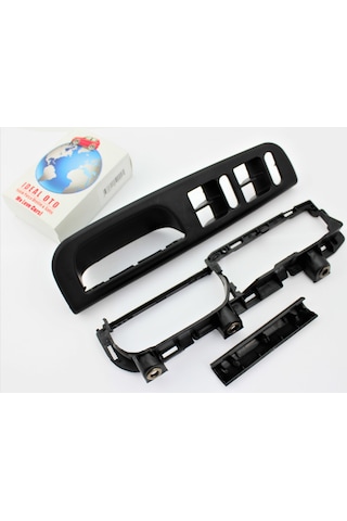 VW Passat B5 Kapı Kolu Cam Düğme Çerçeve Kapak Seti 4 Kapılı Araç