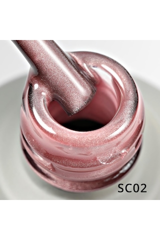 Momo Professional Korean Cat Eye Silky Cat Eye Kedi Gözü Oje Sc02 Pastel Rose 10 Ml
