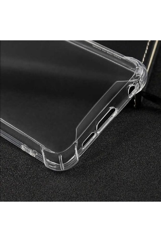 Xiaomi Poco X3 Kılıf Şeffaf Nitro Anti Shock Kapak Renksiz