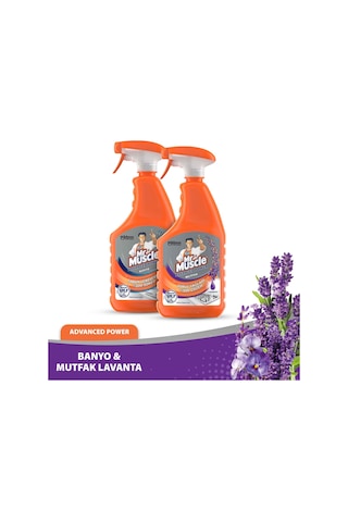 Mr. Muscle Advancad Power Banyo ve Lavanta Kokulu Mutfak Temizleyici Set 2 x 750 ML