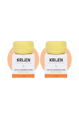 Hindistan Cevizi & Portakal Kabuğu Katı Şampuan 100 Gr 2 Paketi