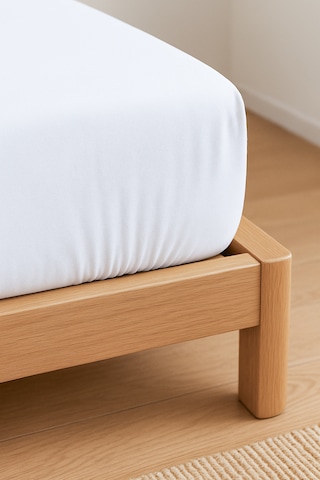 Purecomfort %100 Pamuk Ranforce Çift Kişilik Lastikli Çarşaf 160x200 Beyaz Beyaz