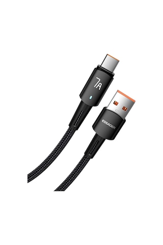 Essager 1 Metre 80w 7a Usb To Type-c Süper Hızlı Data Şarj Kablosu, Ultra Dayanıklı Şarj Ve Data Kablosu
