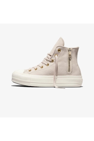 Converse Chuck Taylor All Star Platform Lift Kadın Günlük Spor Ayakkabı C-cona18386b10134 Bej