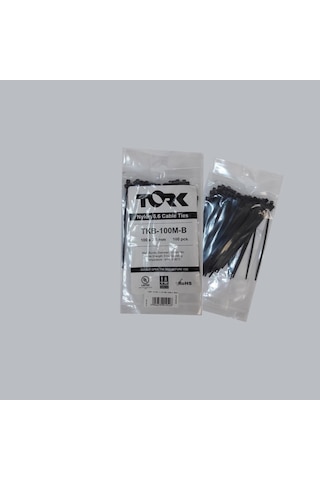 Tork Siyah Kablo Bağı 2,5x100 Standart