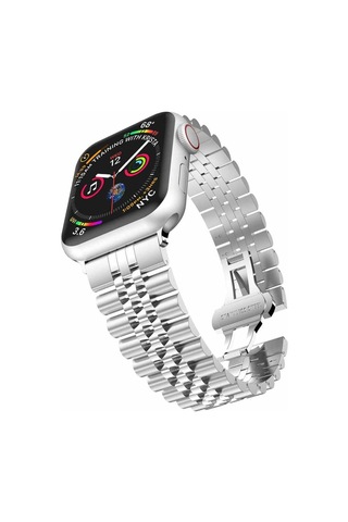 Watch 40mm Uyumlu Krd-36 Metal Mkst Kordon-gümüş-siyah