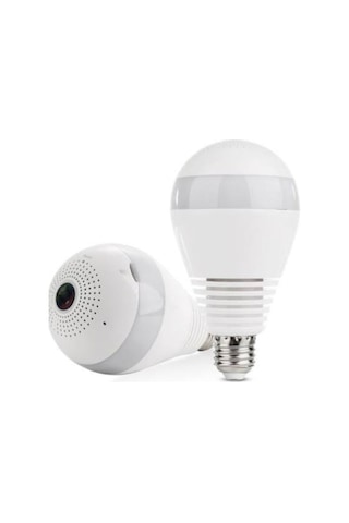 Teknomila Ip Kamera 360 Derece Balıkgözü Panoramik Wifi P2p Ağ Ip Kamera