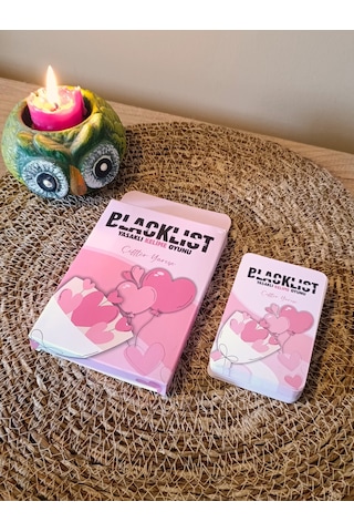Blacklist Yasaklı Kelime Oyunu Çiftler Yarışı Kese Hediyeli 50 Kart Eğlenceli Grup & Parti Oyunu