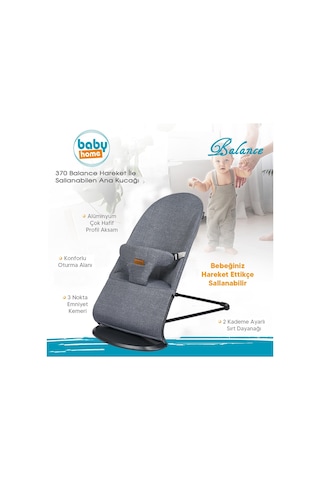 Baby Home 370 Balance Üç Kademeli Kolay Taşınabilir Sallanan Ana Kucağı