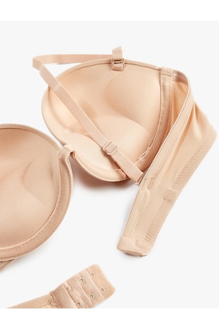 Koton Ekstra Dolgulu Destekli Maximizer Sütyen Ten Rengi 6slk10037mk