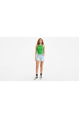 501 Rolled Şort-5320 Açık İndigo