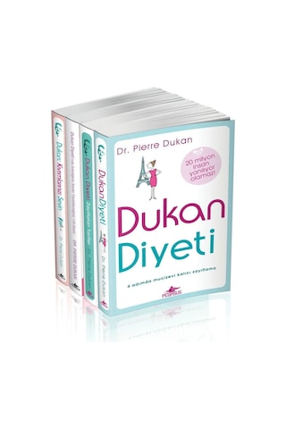Dukan Diyeti Takım Set (4 Kitap)