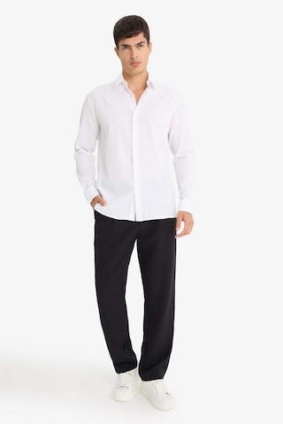Defacto Modern Fit Polo Yaka Krinkıl Uzun Kollu Gömlek F1767ax25auwt34 Beyaz