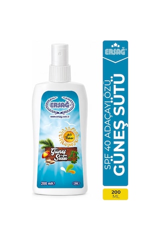 Ersağ Güneş Sütü 200 ML
