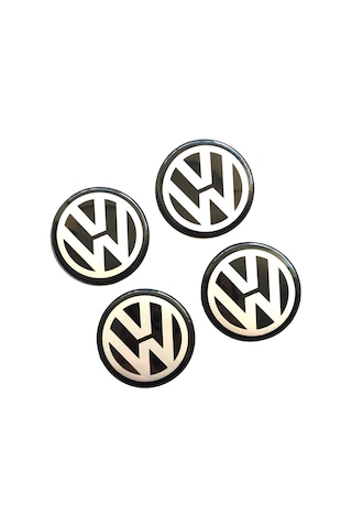 Volkswagen Alüminyum Jant Göbeği Yapıştırma 55Mm 4 Adet