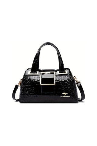 Timsah Desenli Bayan Çanta