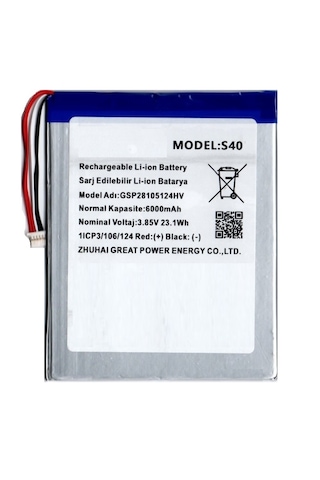 Casper Via S40 L40 Tablet Batarya - Pil Casper Via S40 L40 Tablet Batarya - Pil
