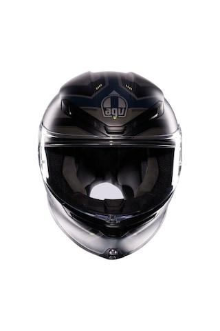 Agv K6 MPLK Enhance Matt Gri Sarı Fluo Motosiklet Kaskı.