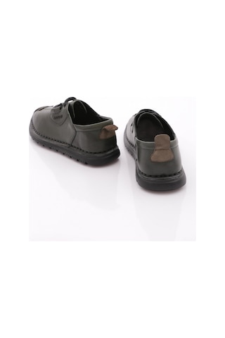 Dgn 9860 Erkek Dikiş Detayli Sneaker Ayakkabi Yeşil Nubuk