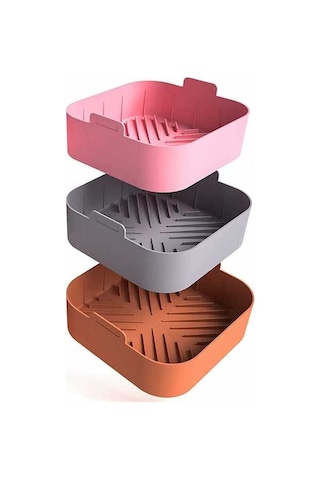 Ulzyvf Silikon Sepet Qt Kaplamaları İçin Fryer Fryer Diğer Aksesuarları Air Air 4-8 Jf Diğer