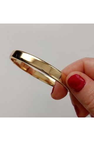 Lente Aksesuar Xuping Gold Ajda Model Kelepçe Bilezik 8mm Altın - Gold