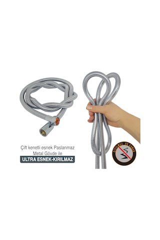 Aqua Bagno Smart Duş Hortumu Spirali Zinciri 150 CM