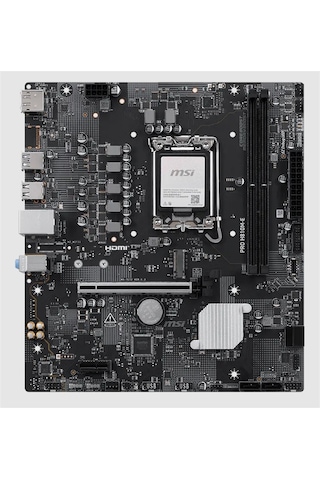 Msı Pro H810m-e Ddr5 6400mt/s 1xhdmı 1xdp 1xm.2 Usb 3.2 Matx 1851p Intel Ultra Processors Serıes 2