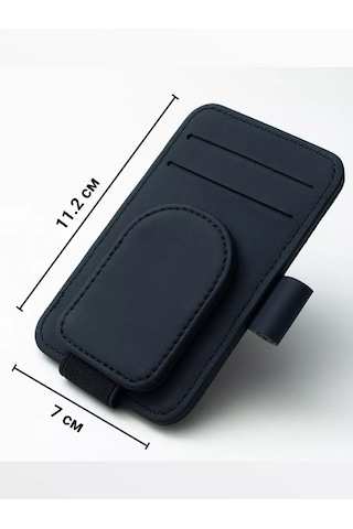 Niandahoome Araç İçin Güneşlik Kıskağı Mengeneli Gözlük Askısı 208991334 Siyah