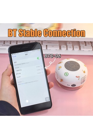 Neevoyu Sarı Minik Su Geçirmez Bluetooth Hoparlör - Sıçrama Dayanıklı, Şeffaf Süngerli, Kolay Kontrol, 3 Saat Çalma Süresi, Hediye Sticker