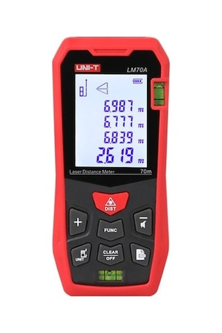 Uni-T LM50A Mesafe Ölçer Lazermetre 50 M