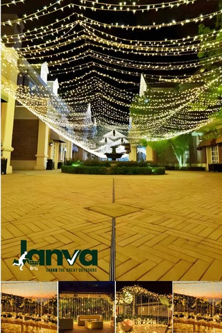 3x3 Metre Sarı Perde Led Işık 12 Saçaklı Tasarım, 8 Fonksiyonlu Mod Ve Dekoratif Şıklık