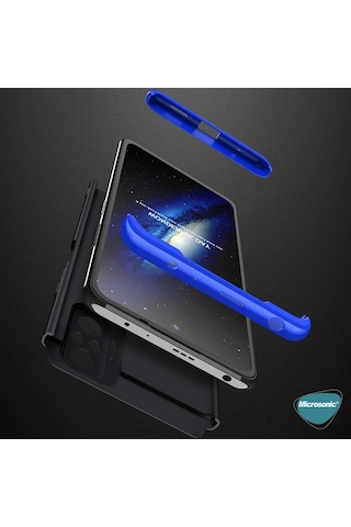 Microsonic Xiaomi Redmi Note 10 Pro Kılıf Double Dip 360 Protective