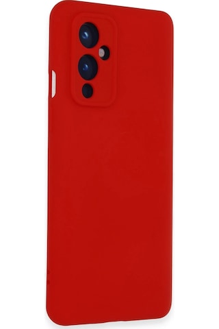 Cosmotex Newface One Plus 9 Kılıf Nano İçi Kadife Silikon - Kırmızı