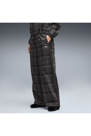 Puma T7 Tartan Kadın Siyah Eşofman Altı 636629-01