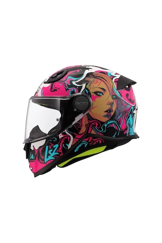 Çocuk Kask Ls2 Kıd Cyberg Mat Mor Orjinal M Çok Renkli