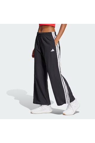 Adidas Essentials 3-stripes Lifestyle Woven Kadın Paraşüt Pantolon Je1306 Siyah