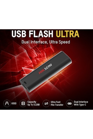 Hiksemi HS-USB-S306C-512G-U3 512 GB USB 3.2 Flash Bellek