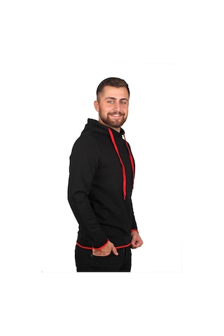 Manta 5239 Kapşonlu Sweatshirt-25674-siyah
