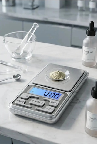 500g 0.01 Hassas Dijital Terazi Kuyumcu Eczane Laboratuvar Lcd Ölçüm Tartısı Cep Tipi 1