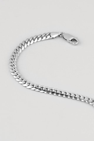 İtalyan Tasarım 21 Cm Gümüş Erkek Bileklik Gümüş